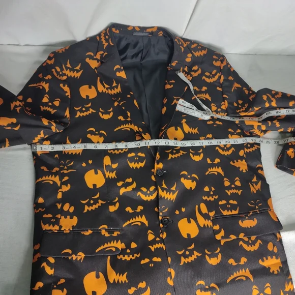 Men's 2pc Jack O Lantern Suit - Picture 3 of 6